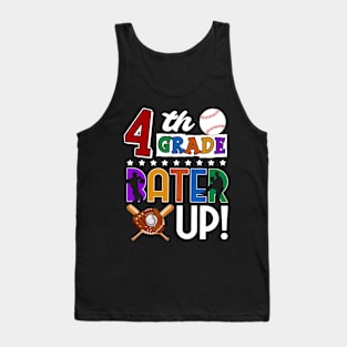 4th Grade Batter-up! Baseball Back to School Tank Top